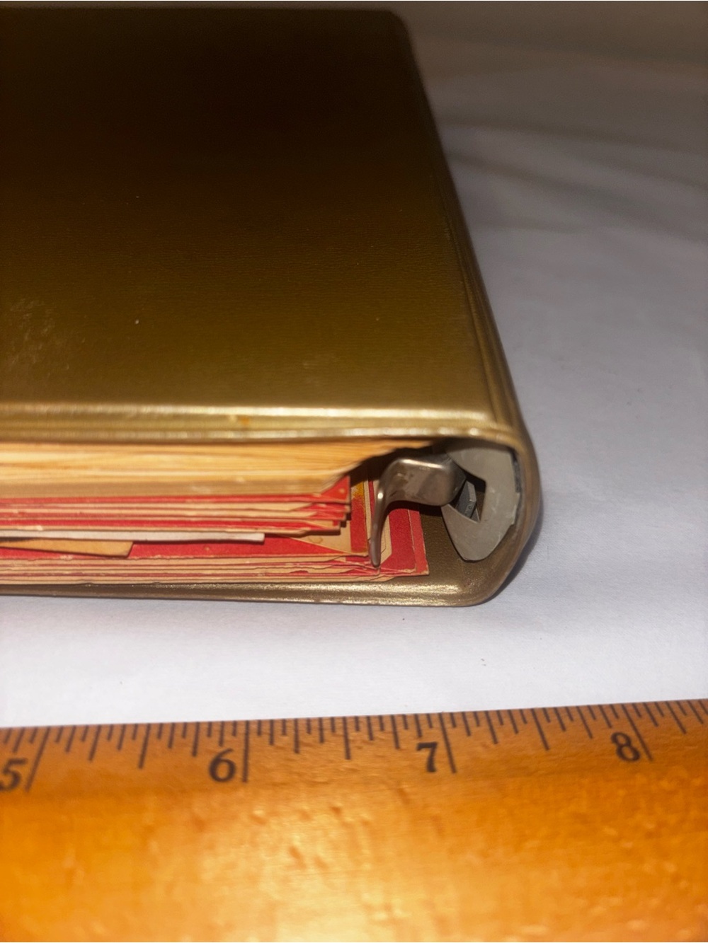 Vintage Wood Recipe Box + binder of notes, recipes and vintage clippings - Picture 13 of 14